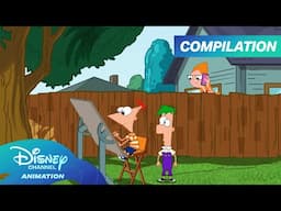 Phineas and Ferb Lofi Music 🌅🎶| 25 Minutes of Beats to Relax, Study, Work |@disneychannelanimation