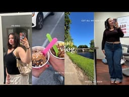 weekly vlog: back to routine, cut all my hair off, botox, HUGE pr haul, tarot reading & more