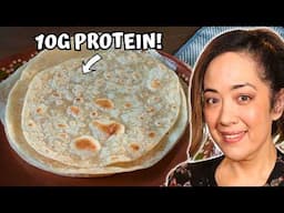 Soft High-Protein Tortillas With Only 3 Ingredients!