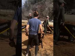 Laying Down Mulch on Heritage Farm