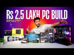 Rs 2.5 Lakh Ultimate Gaming & Streaming PC Build with Ryzen 9 7900X & RTX 5070 Ti in 2025 🔥