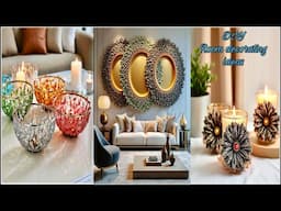 🎨✨ DIY Aluminum Foil Wall Art & Candle Holder | Stunning Home Decor on a Budget! 🕯️Fashion Pixies