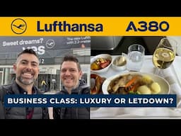 LUFTHANSA A380 BUSINESS CLASS: Luxury or Letdown?