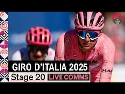 Giro d'Italia 2025 Stage 20 LIVE COMMENTARY - Isaac del Toro Broken by Simon Yates  Finestre