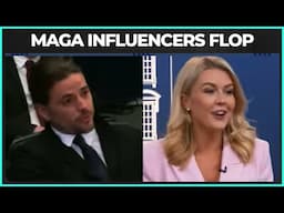 MAGA Influencers HUMILIATE Themselves During White House Press Briefing