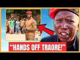 Julius Malema, EFF Join Ibrahim Traore “AFRICOM, Trump — Stay Out of Africa!"