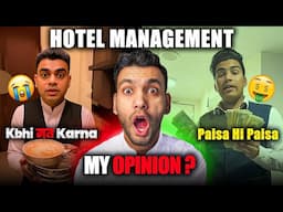 Hotel Management मत Karo😱👨‍🍳?| Paisa hoga?| Hotel management as Career option in 2025| Hotel Life|