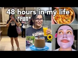 48 Hours in My Life 🌻 Productive & Realistic Vlog | Self-Care, Met my friends, Solo Date
