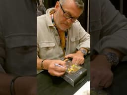 Sebulba Voice Actor signs Black Series Figure at ICCC Nashville 2025 #blackseries  #starwars #toys
