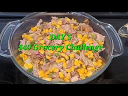 DAY 5 - $40 Grocery Budget Challenge for 2 #FrugalLiving #NovaScotia #GroceryChallenge
