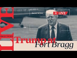 President Trump LIVE at Fort Bragg