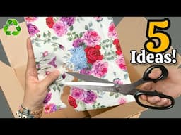 Transforming Cardboard & Patterned Paper Napkins 😱♻️ 5 GENIUS Recycling Ideas That Will Amaze You!