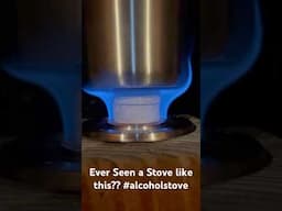 Ever seen a stove like this?! #alcoholstove #pillbottlestove
