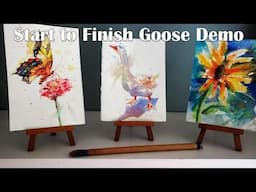 The Watercolor Gold Standard  - Loose Transparency for Beginners - White Goose Start 2 Finish