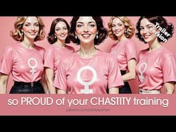 So Proud of your Chastity Training | TRAILER | Female Supremacy Training for Beta Males