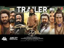 Kannappa Official Trailer- Telugu | Vishnu Manchu | Mohan Babu | Prabhas | Mohanlal | Akshay Kumar