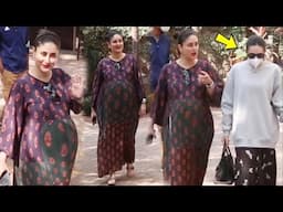 9 Month Pregnant Kareena Kapoor With Sister Karisma Kapoor Going To Clinic For Delivery!!