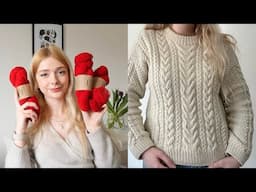 Florence’s Knitting Podcast 38: A cabled jumper and all the yarn I got on holiday!