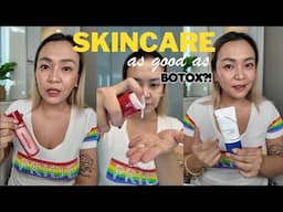 SKINCARE NA AS GOOD AS BOTOX?! ISNTREE PLUM PEPTIDE BOOSTER 2000s and FRESH SUN SERUM!