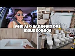 EM BUSCA DO PISO DO BANHEIRO | AS PIAS CHEGARAM | VOU TROCAR OS VASOS