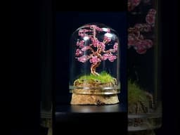 Miniature Cherry Blossom Tree 🌸 #miniature #minithings #blossom #tinythings #wiretree #wireart