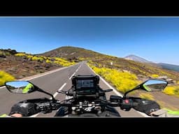 Honda Africa Twin 1100 2025 | TF-24 La Esperanza to El Teide | Tenerife Motorcycle RAW Onboard Sound
