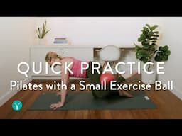 Full Body Pilates Ball Workout (Small Exercise Ball) 20 min class