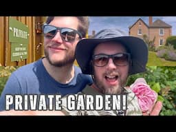 INSIDE SECRET DAVID AUSTIN ROSES GARDEN! & Father's Day Family Meal!