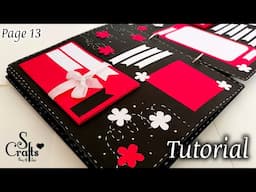 Scrapbook Tutorial  ✂️ Page 14 handmade birthday card ideas | paper crafts | diy scrapbook ideas