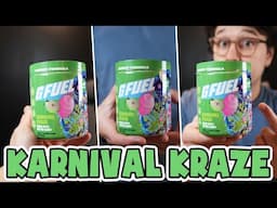 Karnival Kraze GFUEL Flavor Review! - Green Apple Cotton Candy GFUEL Flavor