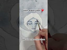 Watercolor Angel tutorial #watercolorpainting #mixed_media #painting