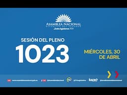 Sesión 1023 del Pleno de la Asamblea Nacional del Ecuador
