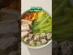 Bún Mọc Dọc Mùng Sườn Chua nêm cùng Knorr, thêm vị thịt đậm đà ngọt êmmm!