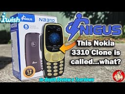 This is the $20 NIGUS N3310 Feature Phone from AliExpress...yes that's the actual brand name.