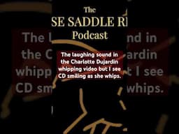 Charlotte Dujardin chilling laughter sounds and do I see smiling in the whipping video? #podcast