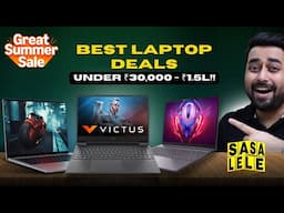 Best Laptop Deals on Amazon Summer Sale and Flipkart Summer Sale 2025 🔴 Under 30k - 1.5 Lakh ✅