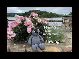 sewing a memory bear