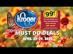 *RUN! Popsicle Deal* Kroger UPDATED Must Do Deals for 4/23-4/29 | NEW Deals & Your Comments