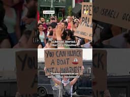 “Todos somos palestinos”: protestas por flotilla #shorts