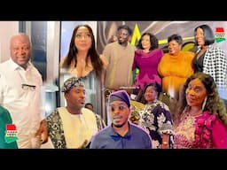 Nigeria Desmond Elliot.Billionaire Ibrahim Mahama arrives to Help Selasie Ib launch her movie awards