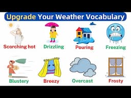 Upgrade Your Vocabulary: Better Ways to Describe the Weather in English 🌞 | Speak English Like A Pro