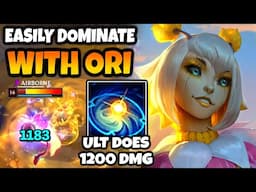 Orianna can stomp so hard in lane to the point the enemy leaves mid just because it's too difficult