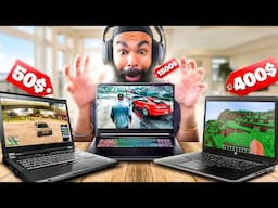 I Bought The MOST EXPENSIVE AND CHEAPEST GAMING LAPTOP !