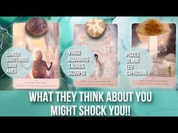What They Think About You Might Shock You!! 😳🤭😯- Pick A Card Tarot Reading