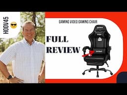 N GEN GAMING Video Gaming Chair with Footrest Lumbar Support for Home Office High Back Recliner Heig