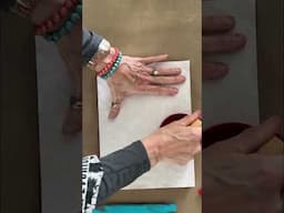 This Friday April 18 view the step-by-step tutorial video.  #art #mixedmedia #gelprinting