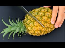 How To Peel A Pineapple Without Removing Eyes Or Skin – Fast And Beautiful!