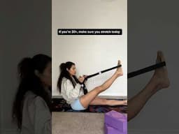 Gentle hamstring stretch
