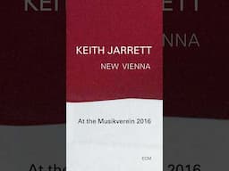 +++ out now +++ Keith Jarrett - New Vienna | ECM Records