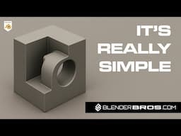 The "Smooth Boolean Cut" Hack in Blender (Tutorial)